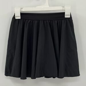 Offline by Aerie Tennis Skort Womens Small Black Pockets Flowy Golf Pickleball